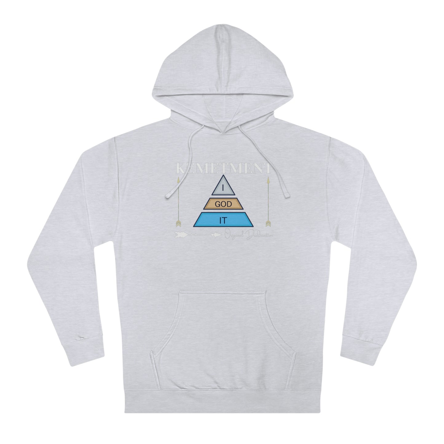 KEMETMENT I GOD IT DOUBLE SIDED LOGO Hooded Sweatshirt