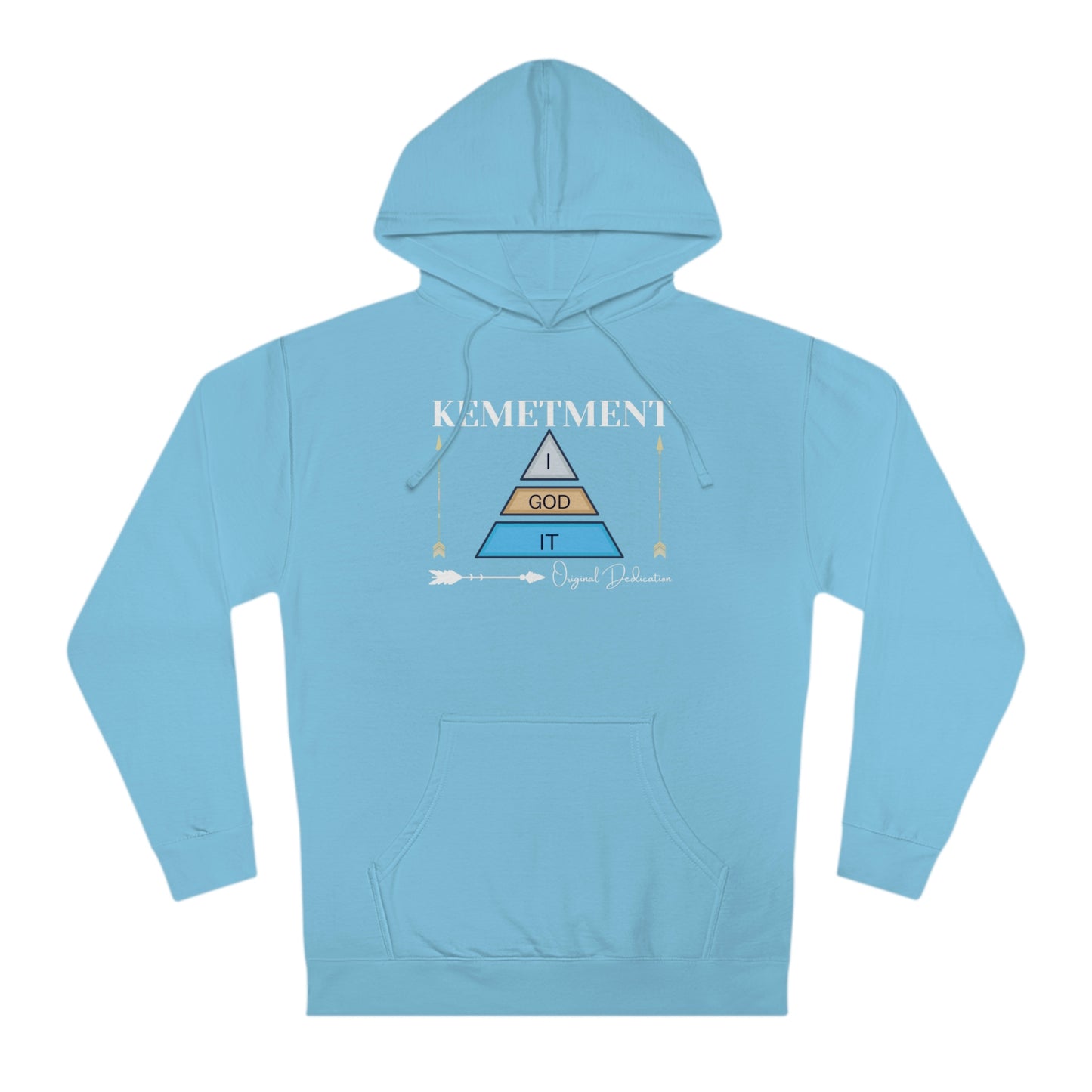 KEMETMENT I GOD IT DOUBLE SIDED LOGO Hooded Sweatshirt