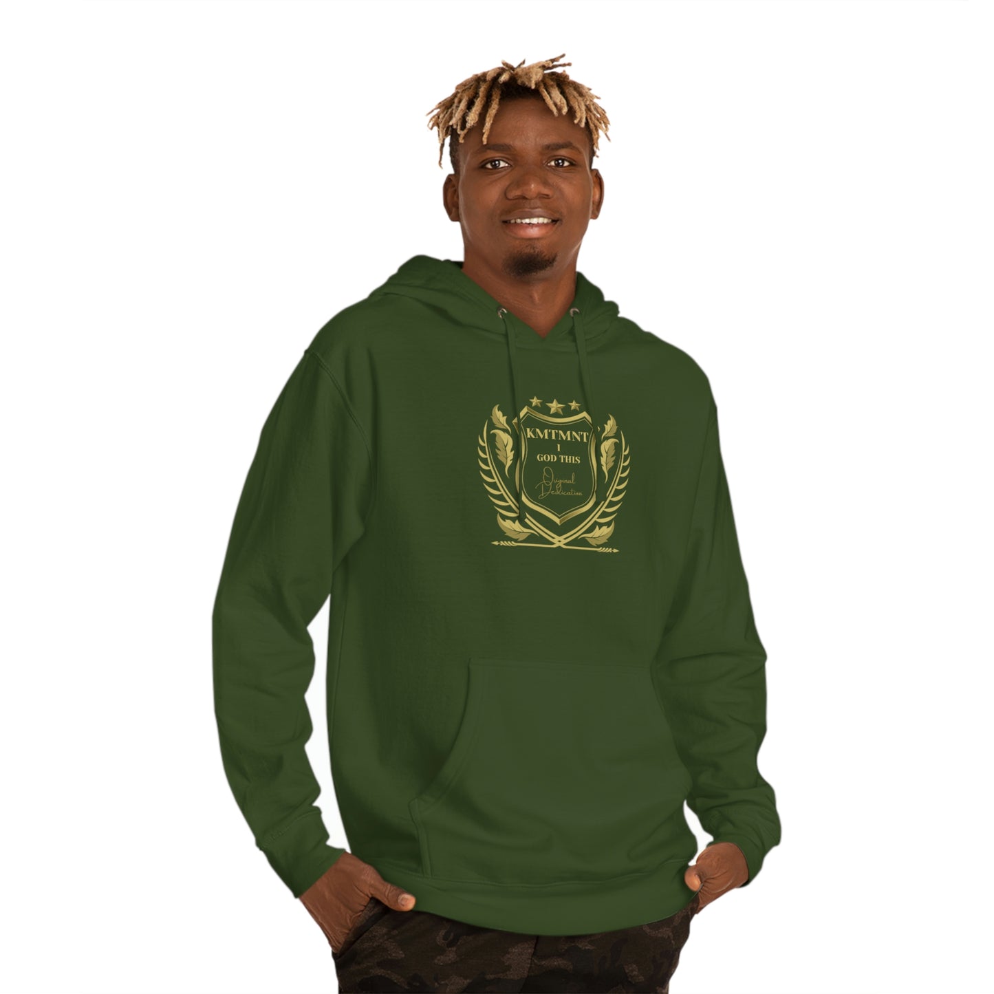 KEMETMENT CREST "I GOD THIS" Hooded Sweatshirt