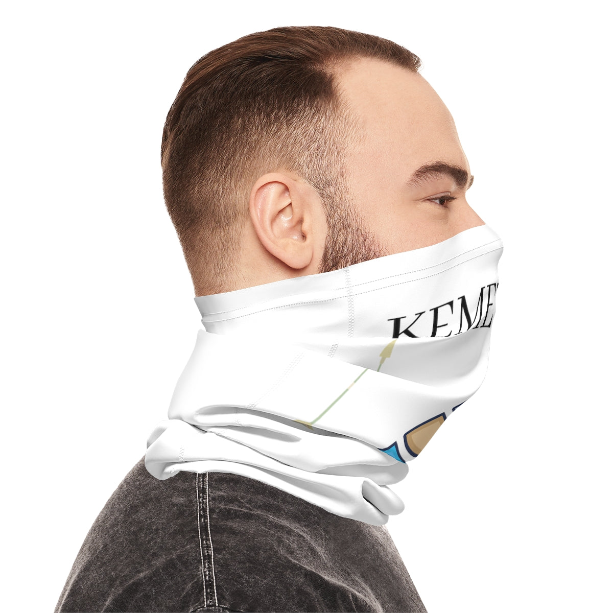 KEMETMENT I GOD IT Tube Scarf Midweight Neck Gaiter For the Cold Season