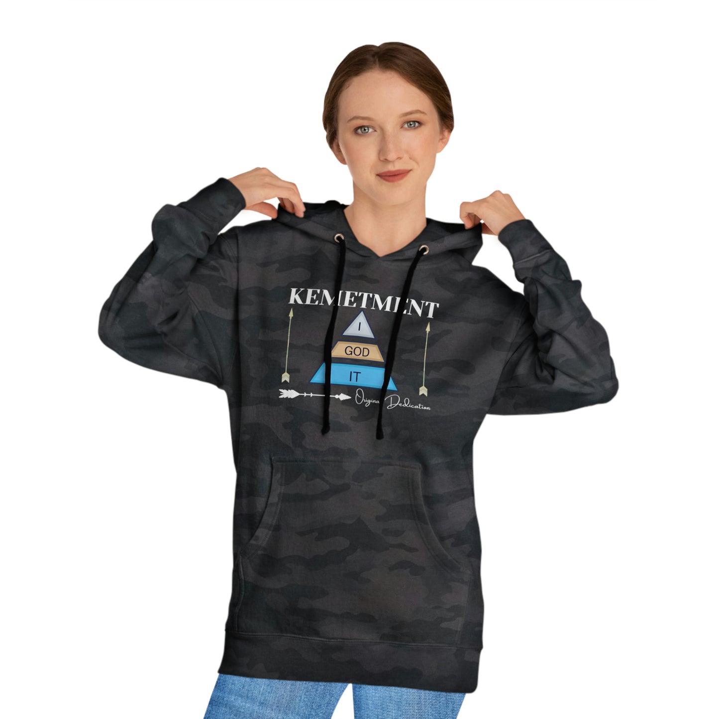 KEMETMENT I GOD IT DOUBLE SIDED LOGO Hooded Sweatshirt