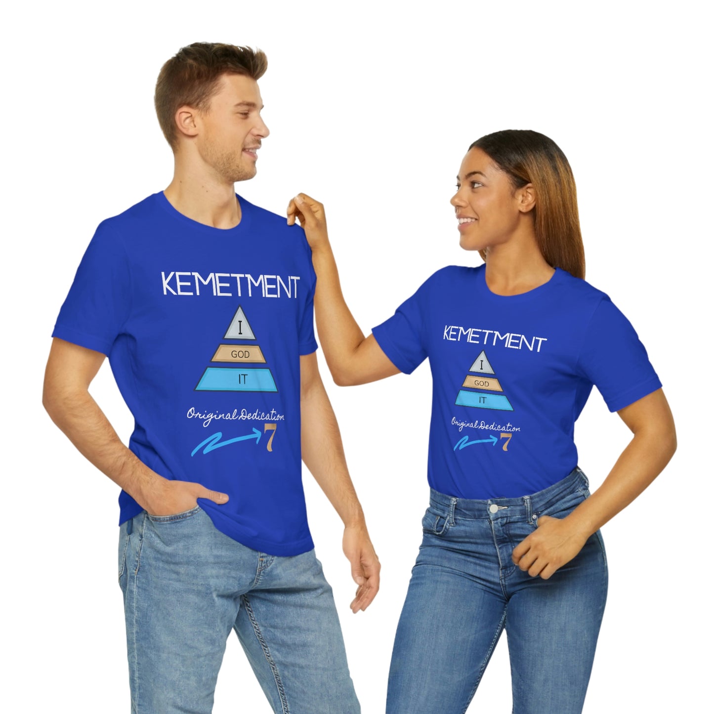 Kemetment 7 "I God It" Mens/ Unisex Jersey Short Sleeve Tee... Simply a fly ass Tshirt...