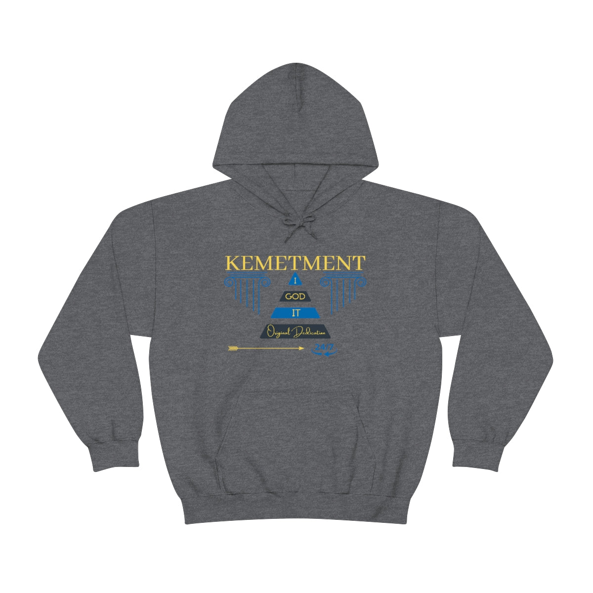 KEMETMENT DOUBLE SIDED "I GOD IT" Heavy Blend™ Hooded Sweatshirt