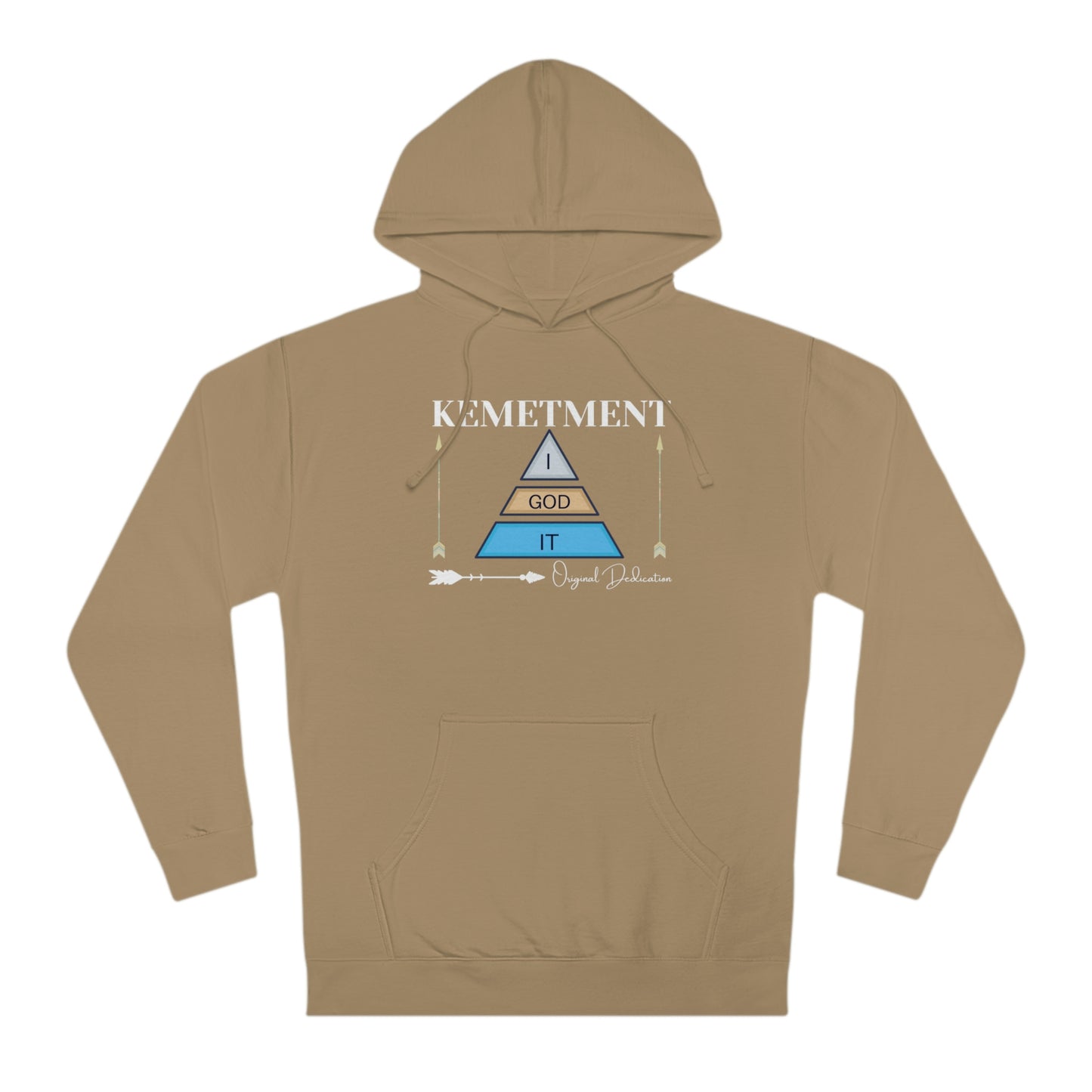 KEMETMENT I GOD IT DOUBLE SIDED LOGO Hooded Sweatshirt