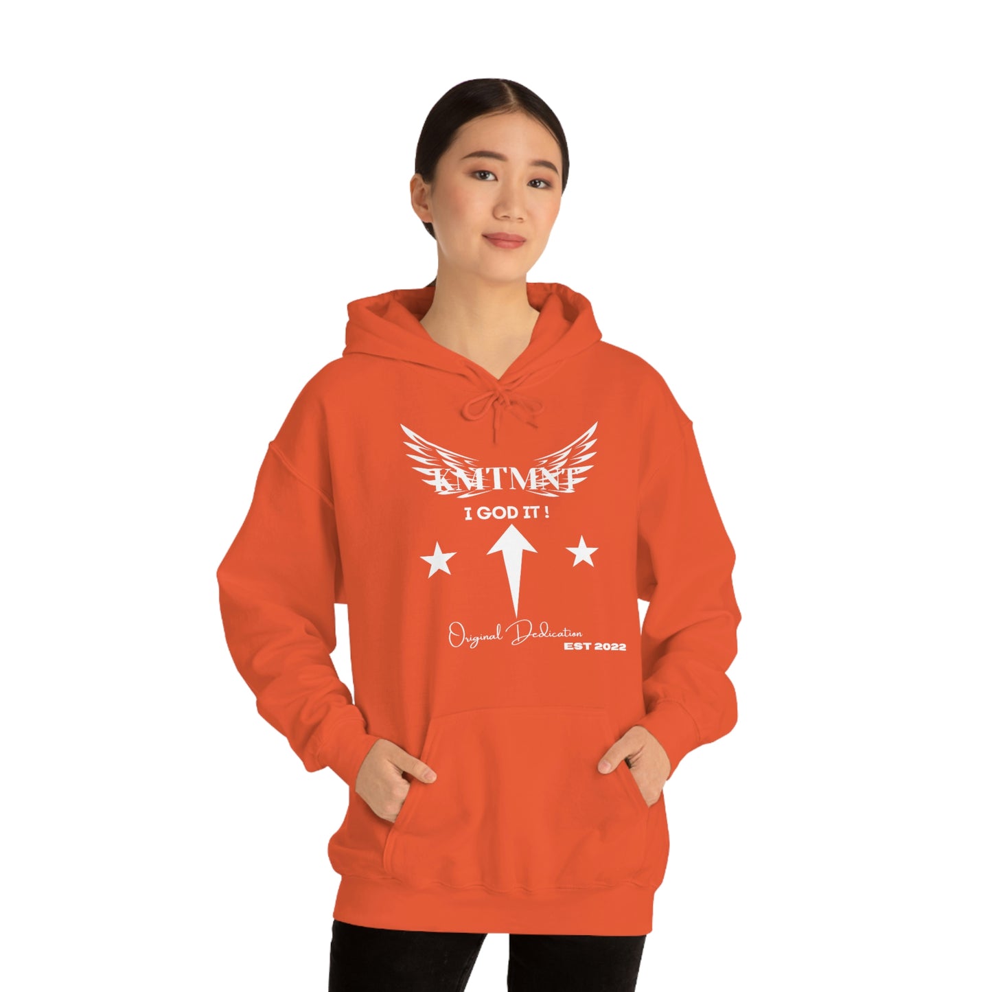 KEMETMENT I GOD IT Winged Unisex Heavy Blend™ Hooded Sweatshirt