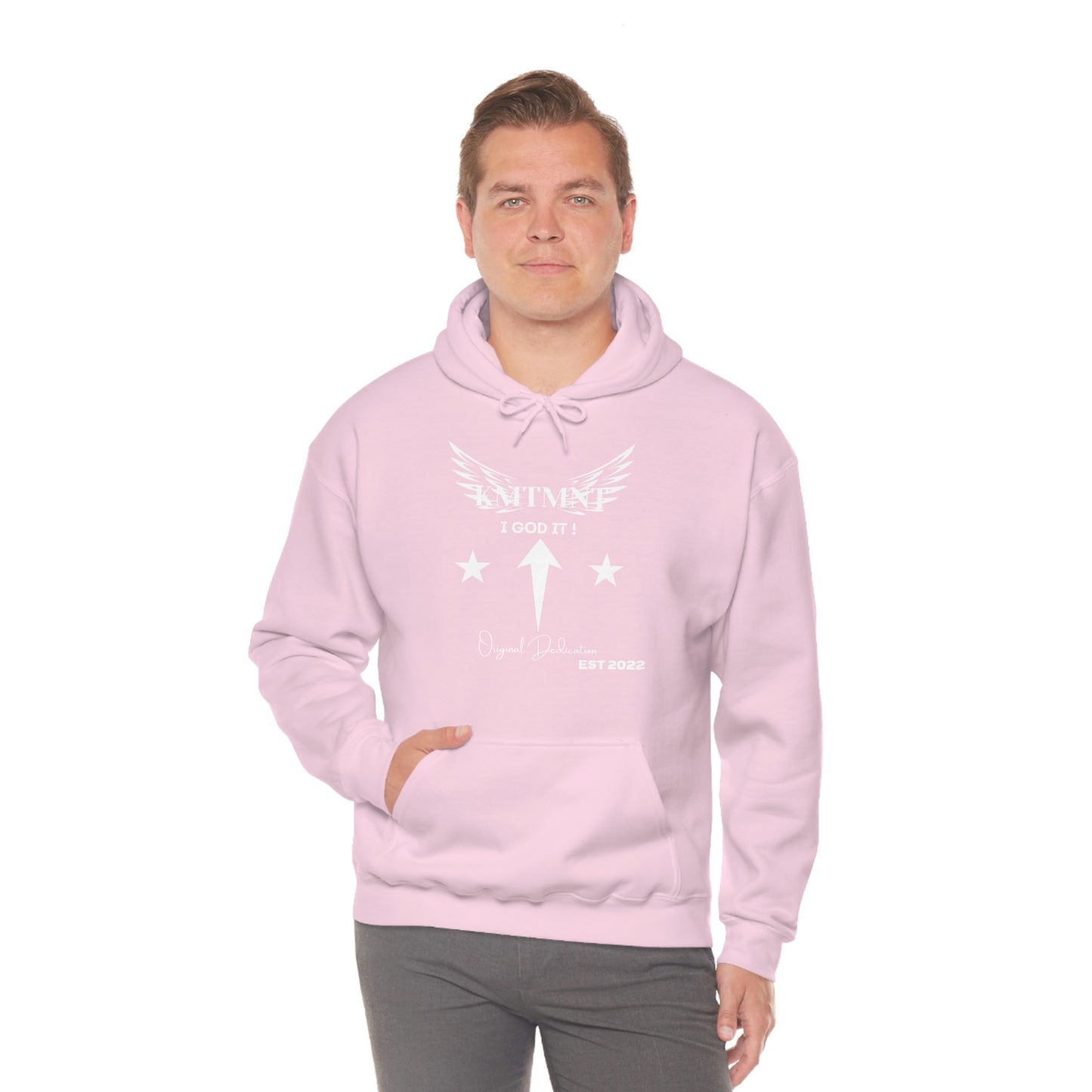 KEMETMENT I GOD IT Winged Unisex Heavy Blend™ Hooded Sweatshirt