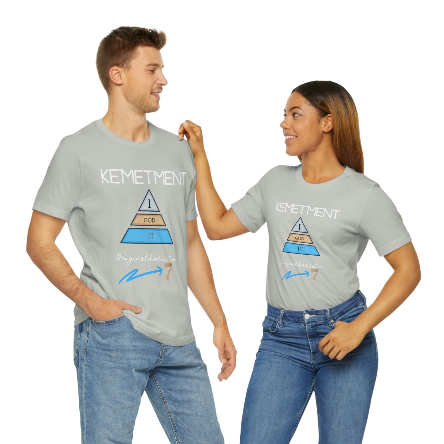 Kemetment 7 "I God It" Mens/ Unisex Jersey Short Sleeve Tee... Simply a fly ass Tshirt...