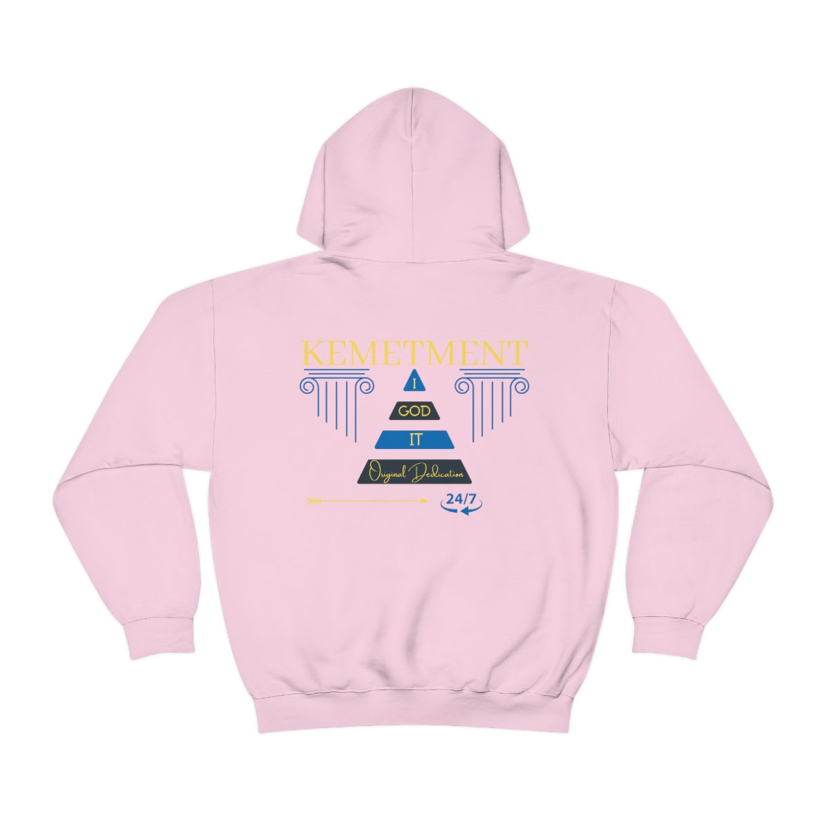 KEMETMENT DOUBLE SIDED "I GOD IT" Heavy Blend™ Hooded Sweatshirt