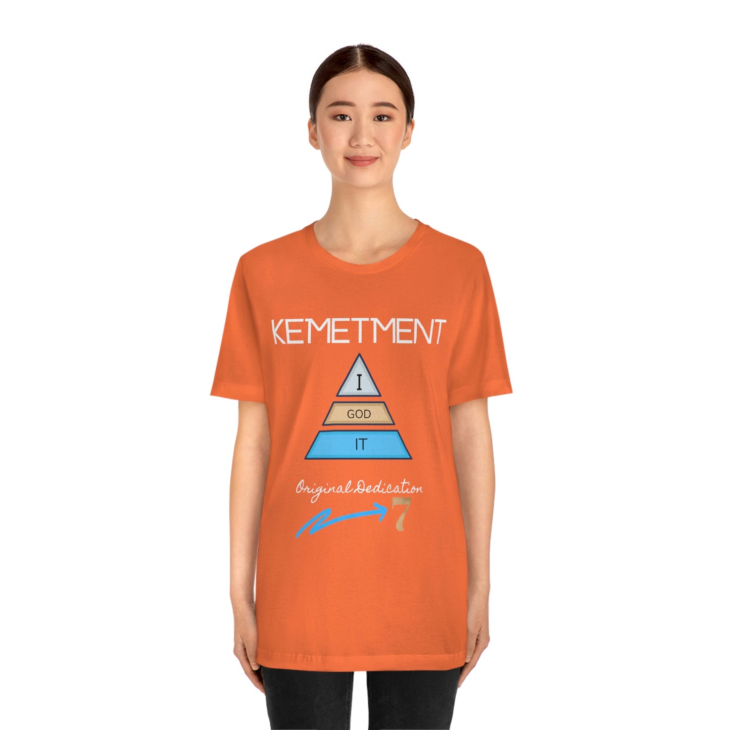 Kemetment 7 "I God It" Mens/ Unisex Jersey Short Sleeve Tee... Simply a fly ass Tshirt...