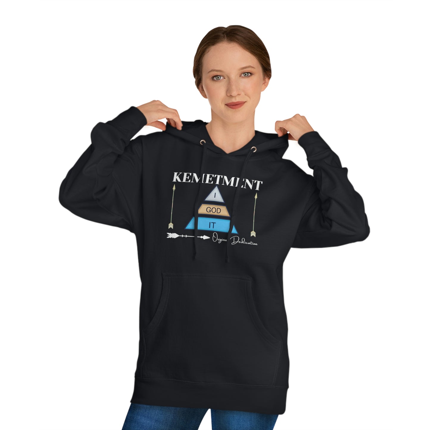 KEMETMENT I GOD IT DOUBLE SIDED LOGO Hooded Sweatshirt
