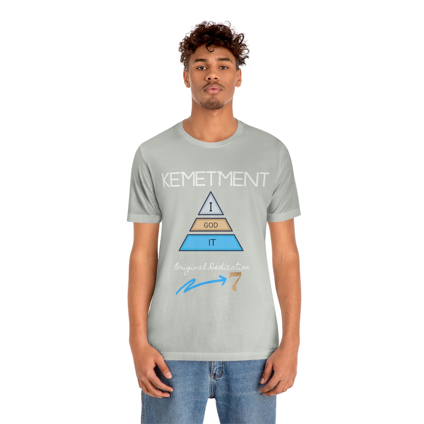 Kemetment 7 "I God It" Mens/ Unisex Jersey Short Sleeve Tee... Simply a fly ass Tshirt...