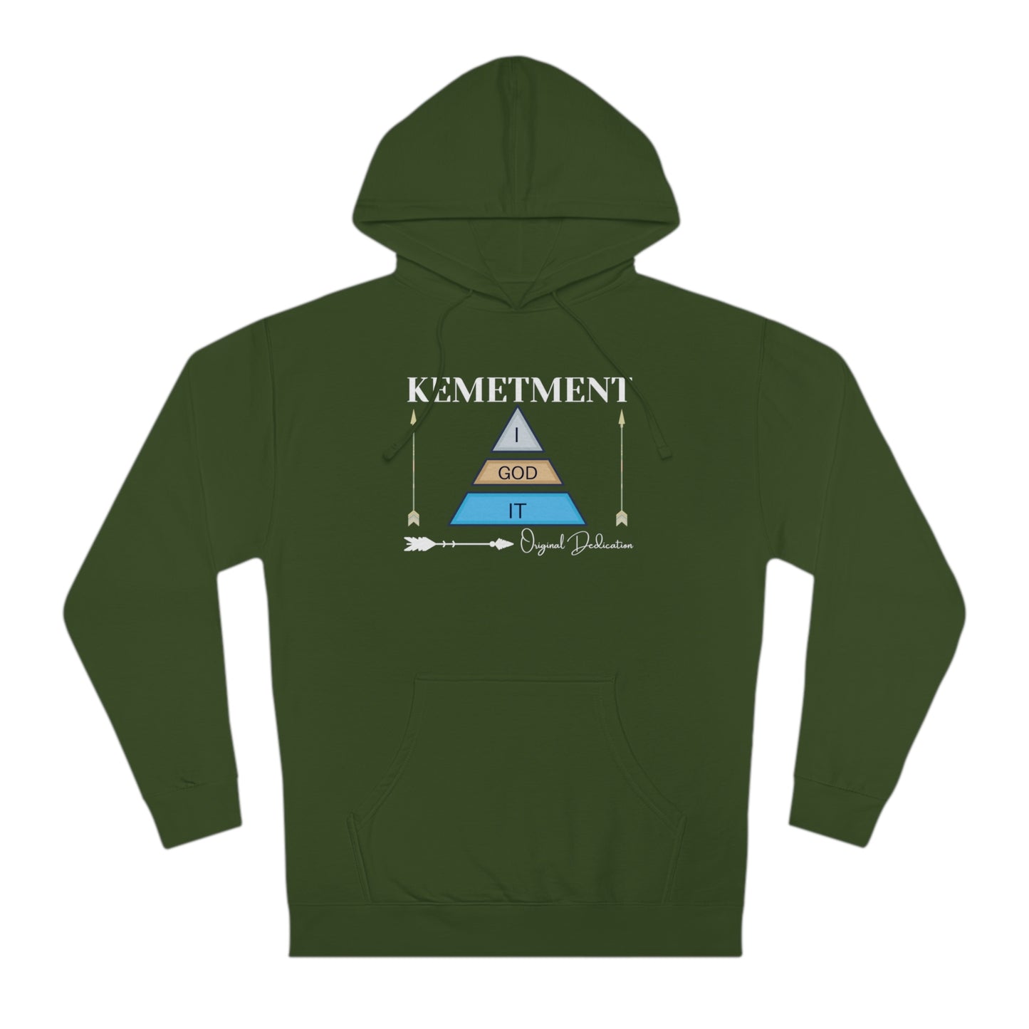 KEMETMENT I GOD IT DOUBLE SIDED LOGO Hooded Sweatshirt
