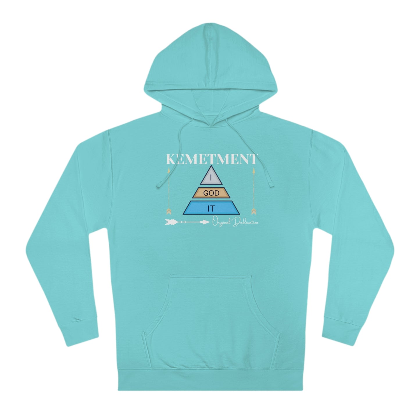 KEMETMENT I GOD IT DOUBLE SIDED LOGO Hooded Sweatshirt