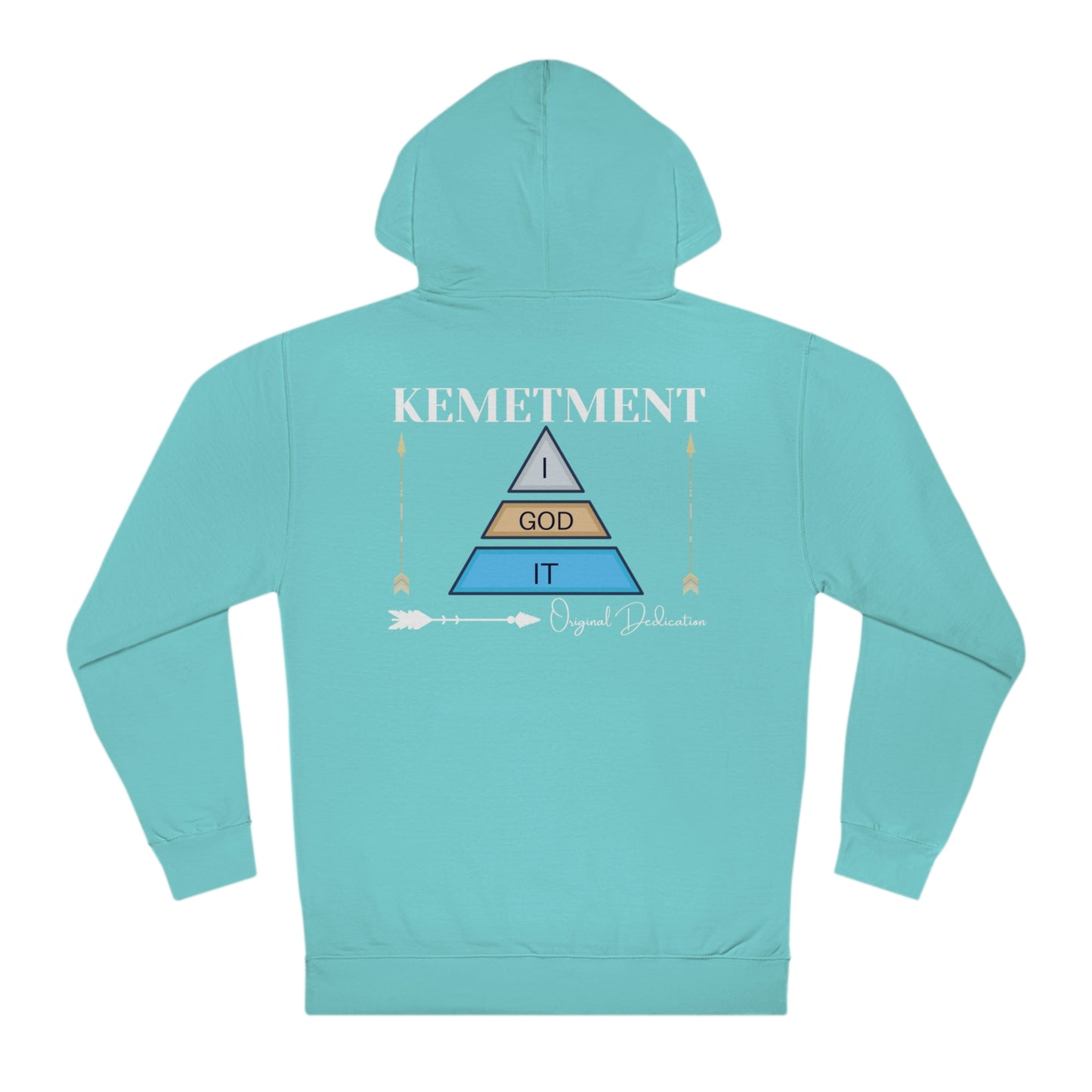 KEMETMENT I GOD IT DOUBLE SIDED LOGO Hooded Sweatshirt