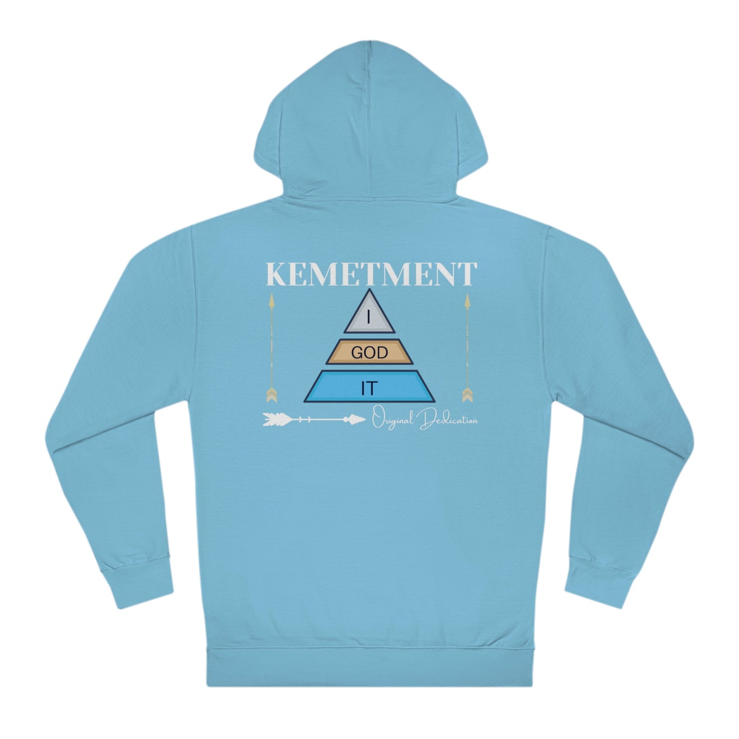 KEMETMENT I GOD IT DOUBLE SIDED LOGO Hooded Sweatshirt