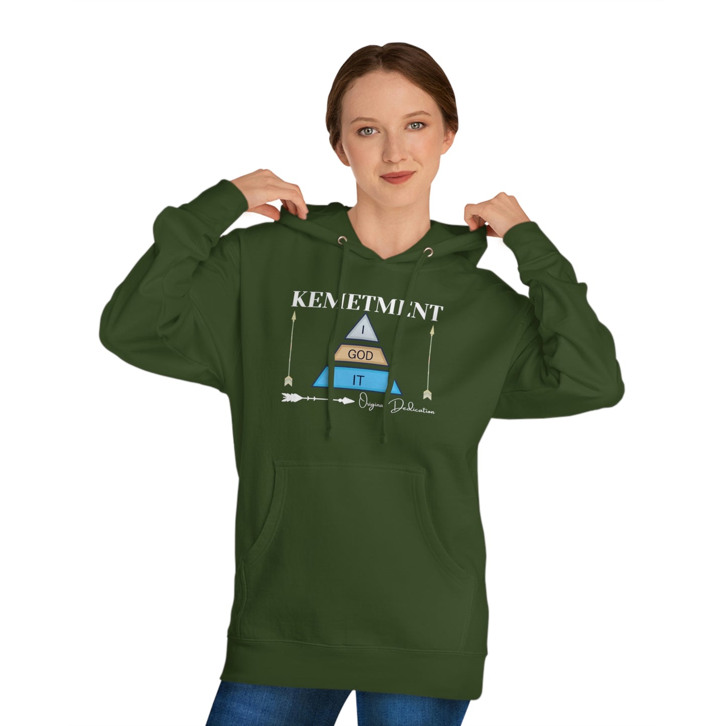KEMETMENT I GOD IT DOUBLE SIDED LOGO Hooded Sweatshirt