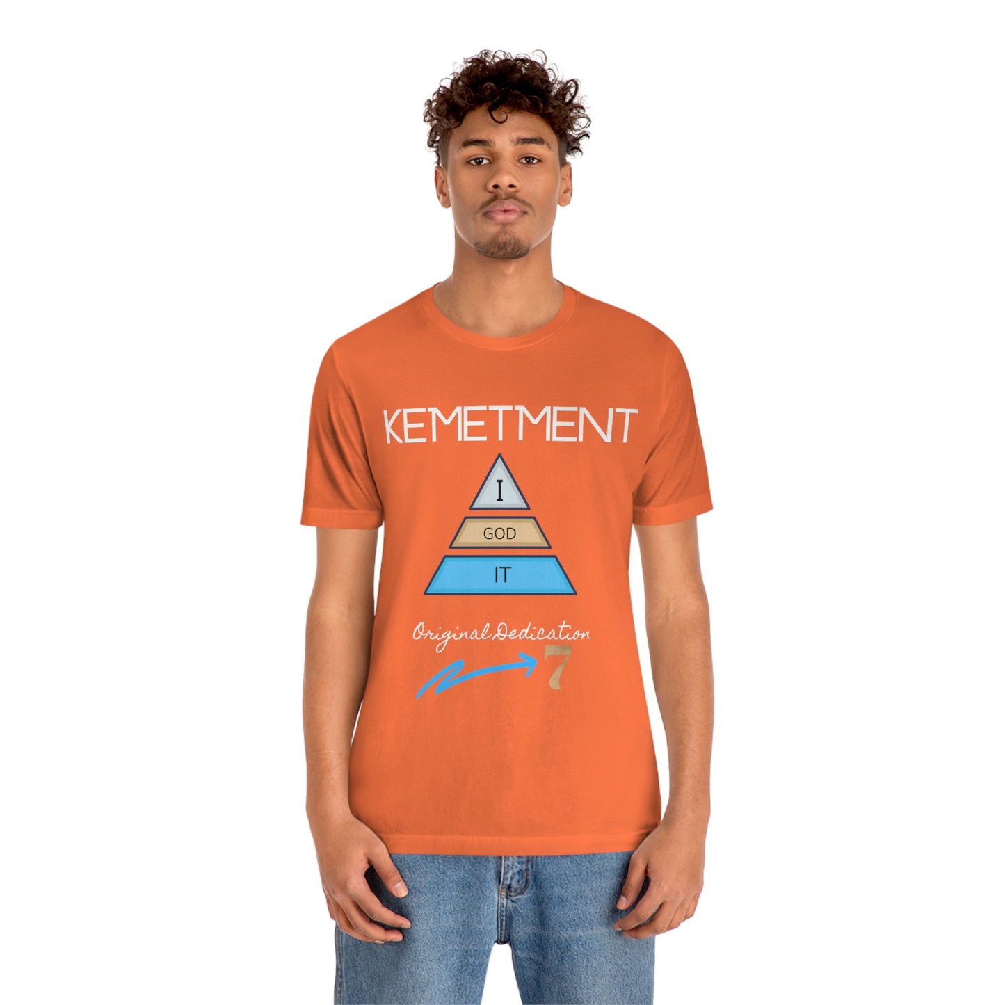 Kemetment 7 "I God It" Mens/ Unisex Jersey Short Sleeve Tee... Simply a fly ass Tshirt...