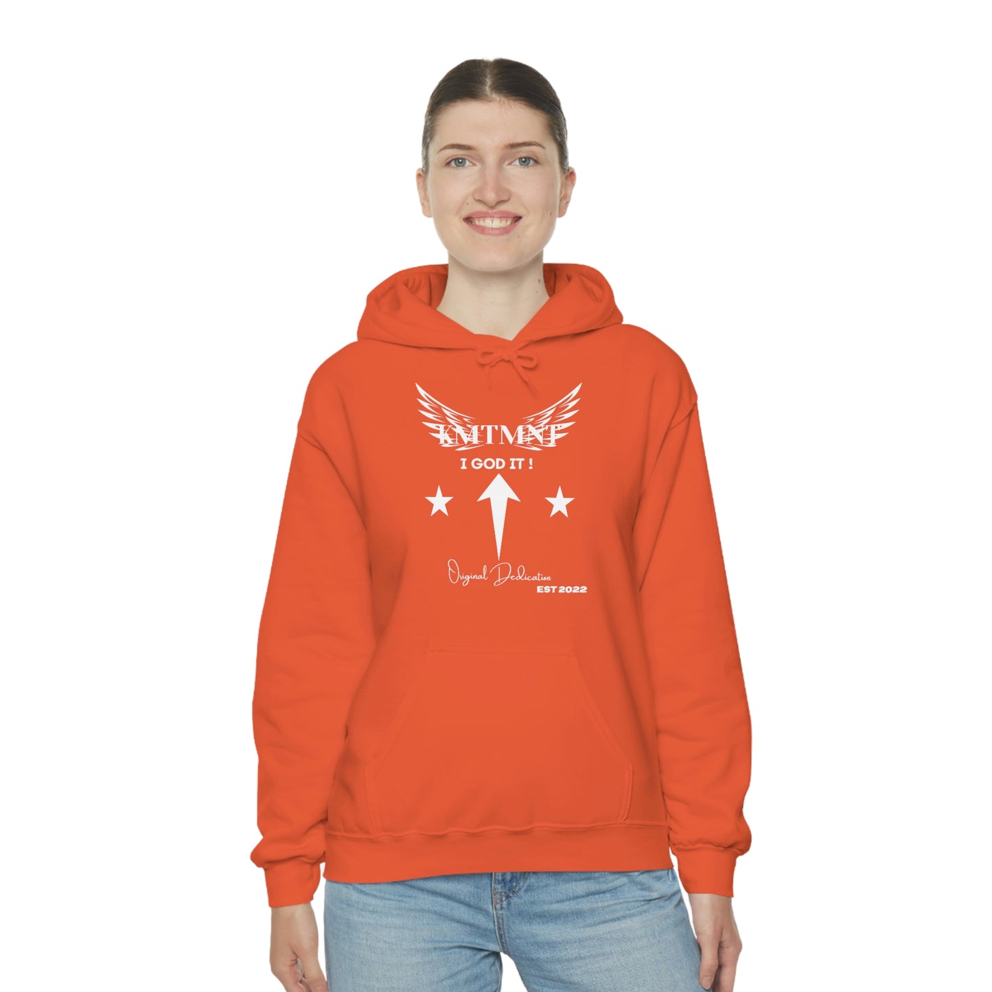KEMETMENT I GOD IT Winged Unisex Heavy Blend™ Hooded Sweatshirt