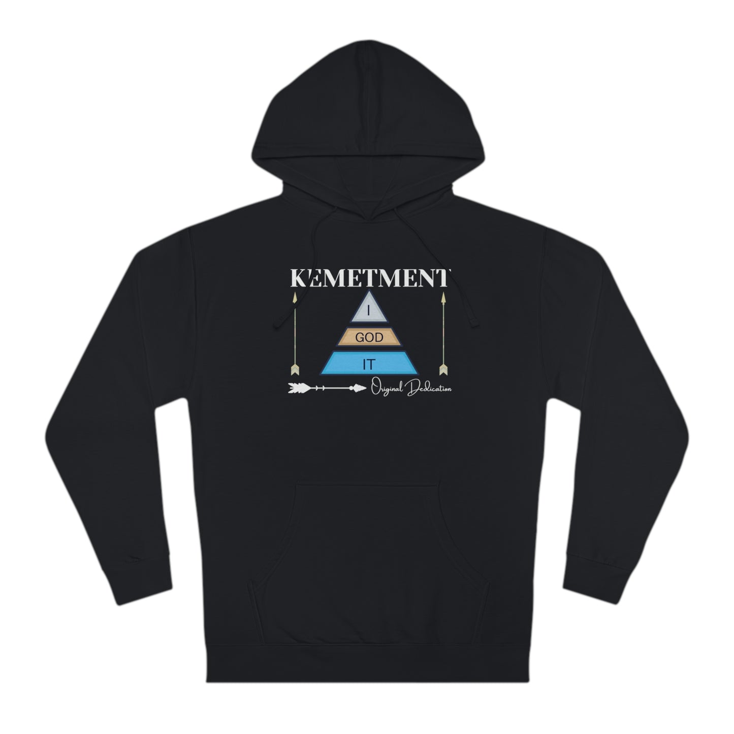 KEMETMENT I GOD IT DOUBLE SIDED LOGO Hooded Sweatshirt