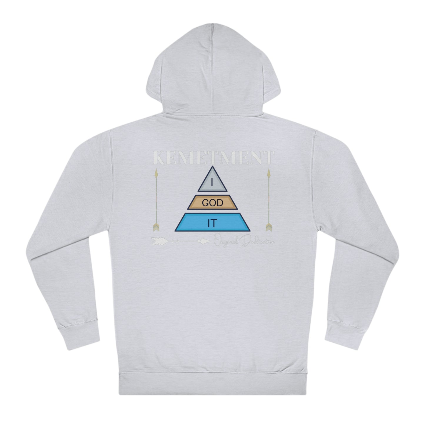 KEMETMENT I GOD IT DOUBLE SIDED LOGO Hooded Sweatshirt