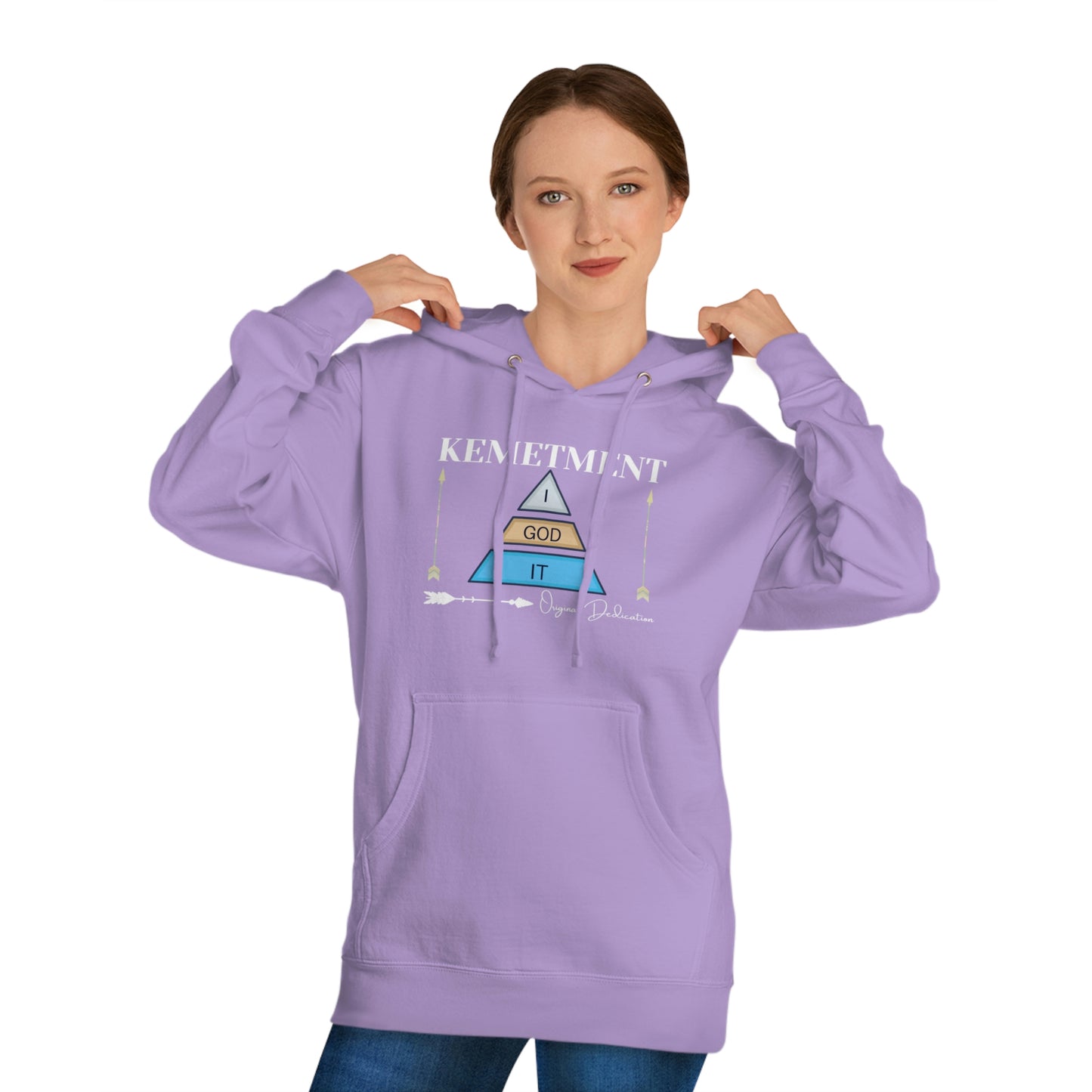 KEMETMENT I GOD IT DOUBLE SIDED LOGO Hooded Sweatshirt
