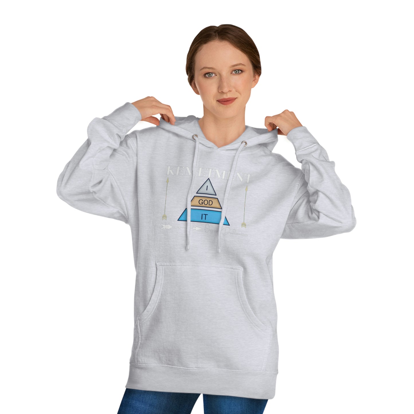 KEMETMENT I GOD IT DOUBLE SIDED LOGO Hooded Sweatshirt