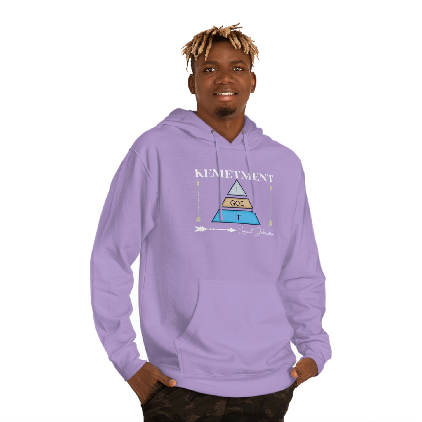 KEMETMENT I GOD IT DOUBLE SIDED LOGO Hooded Sweatshirt