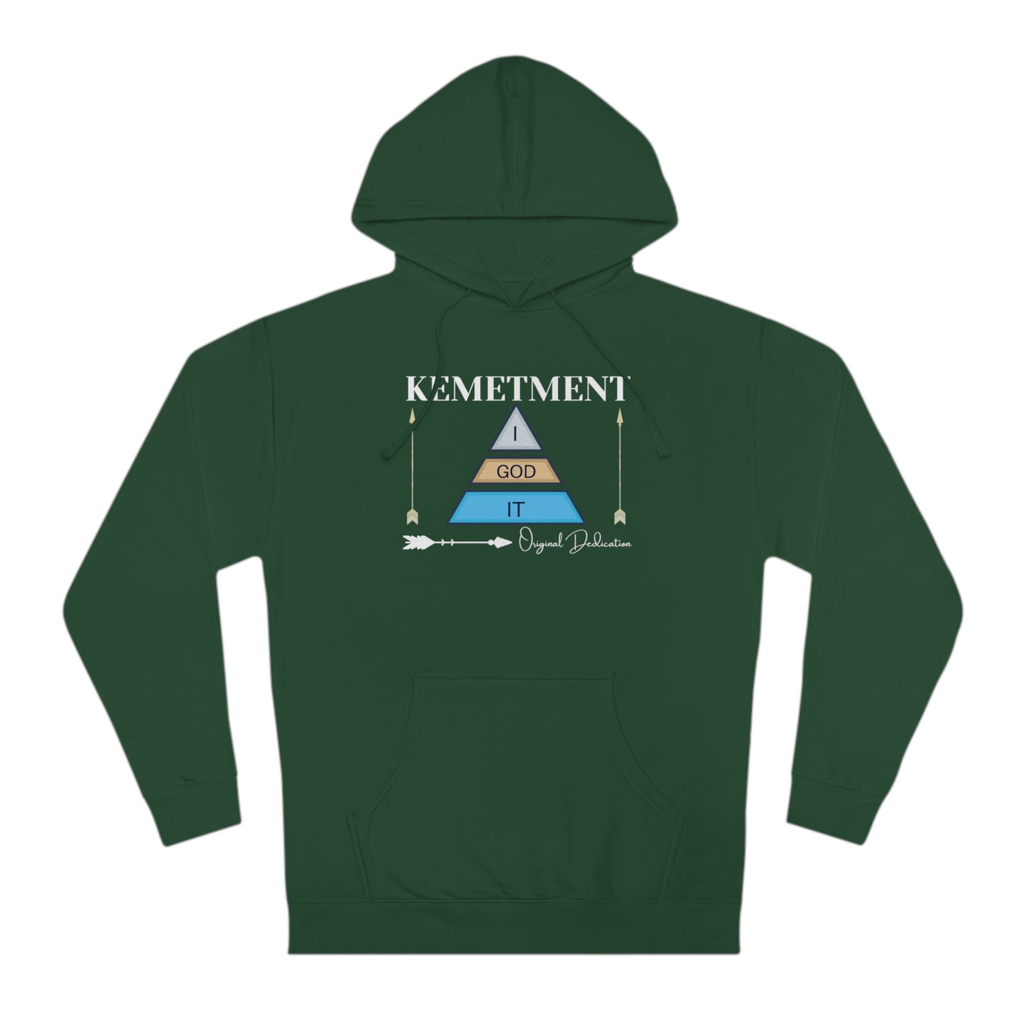 KEMETMENT I GOD IT DOUBLE SIDED LOGO Hooded Sweatshirt