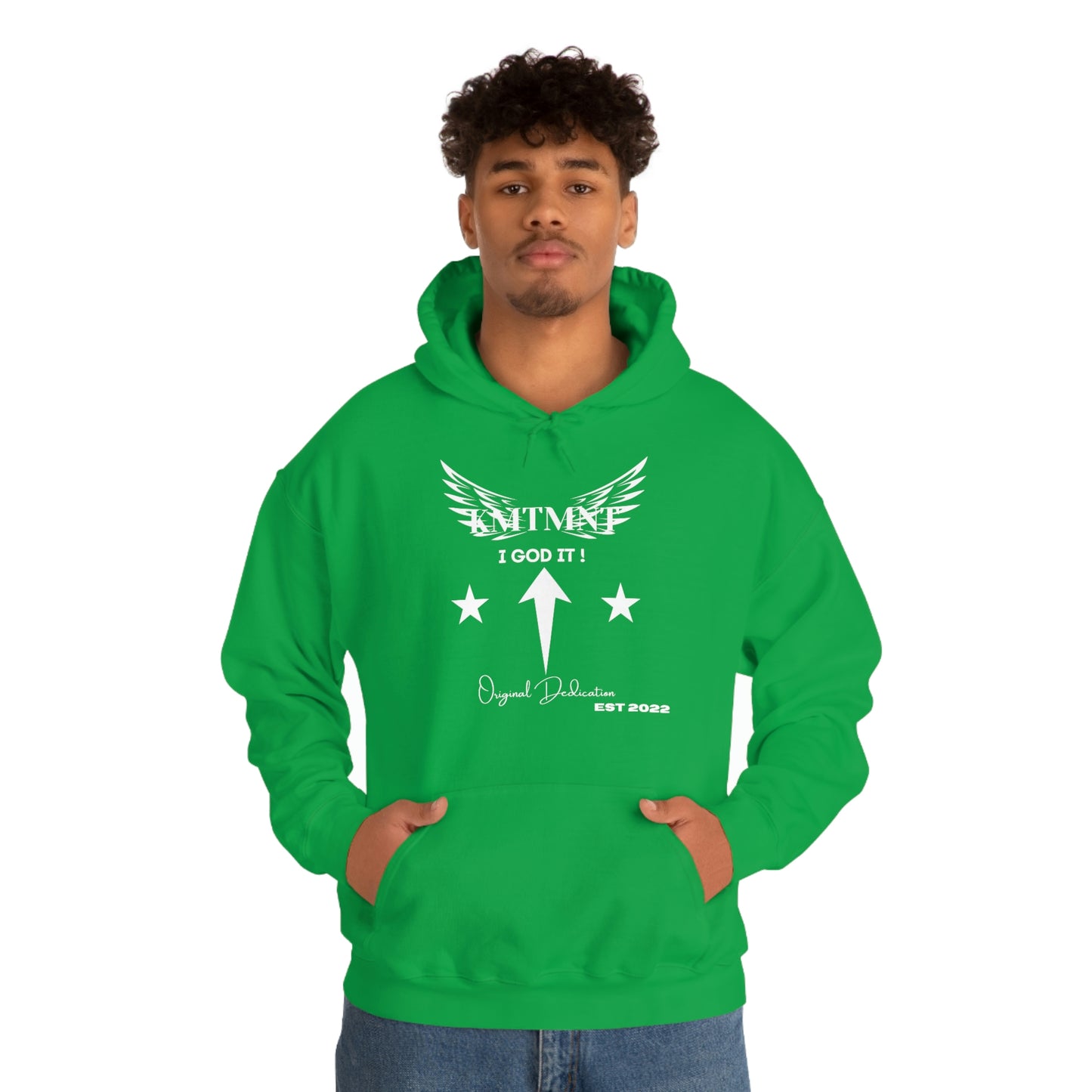 KEMETMENT I GOD IT Winged Unisex Heavy Blend™ Hooded Sweatshirt