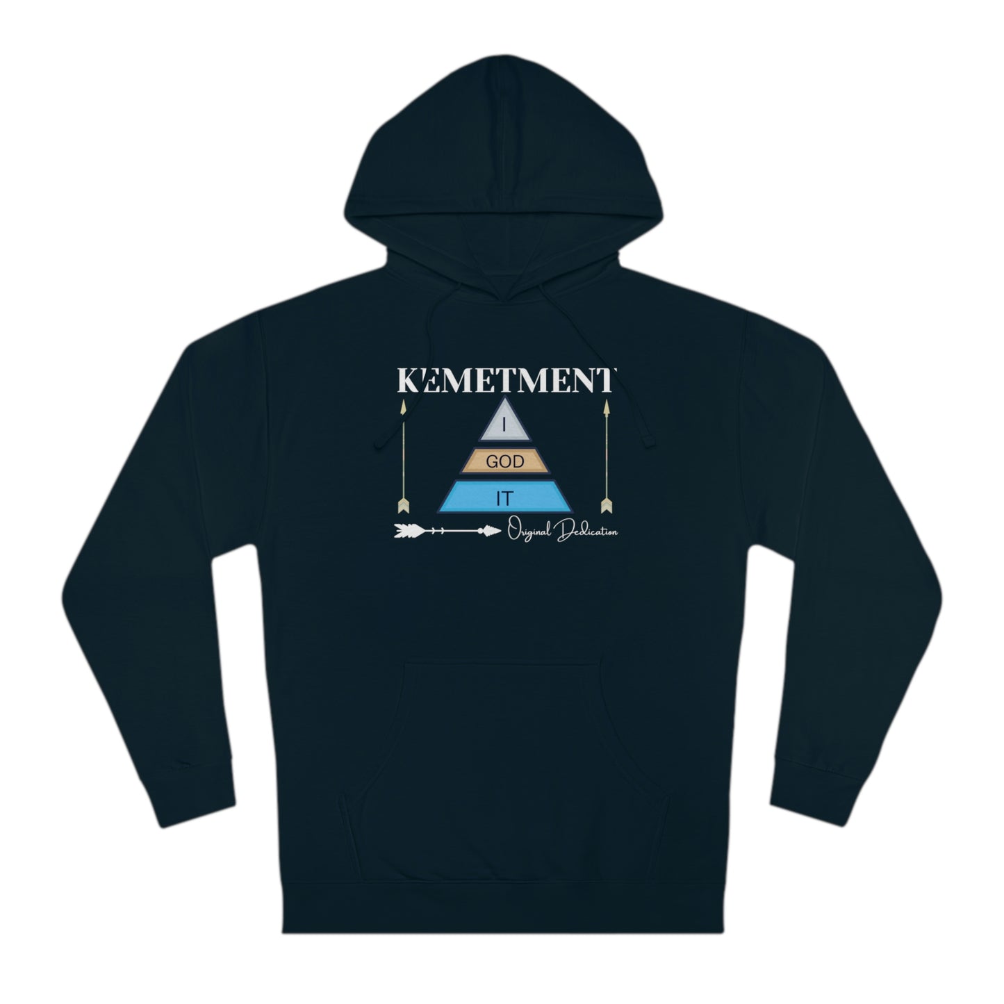 KEMETMENT I GOD IT DOUBLE SIDED LOGO Hooded Sweatshirt