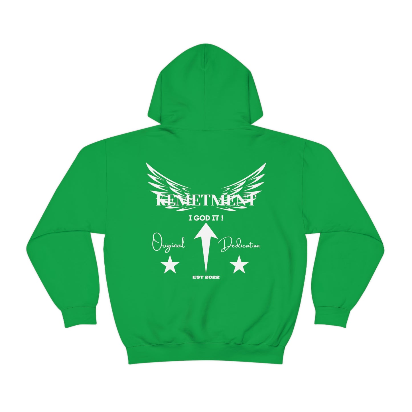 KEMETMENT I GOD IT Winged Unisex Heavy Blend™ Hooded Sweatshirt