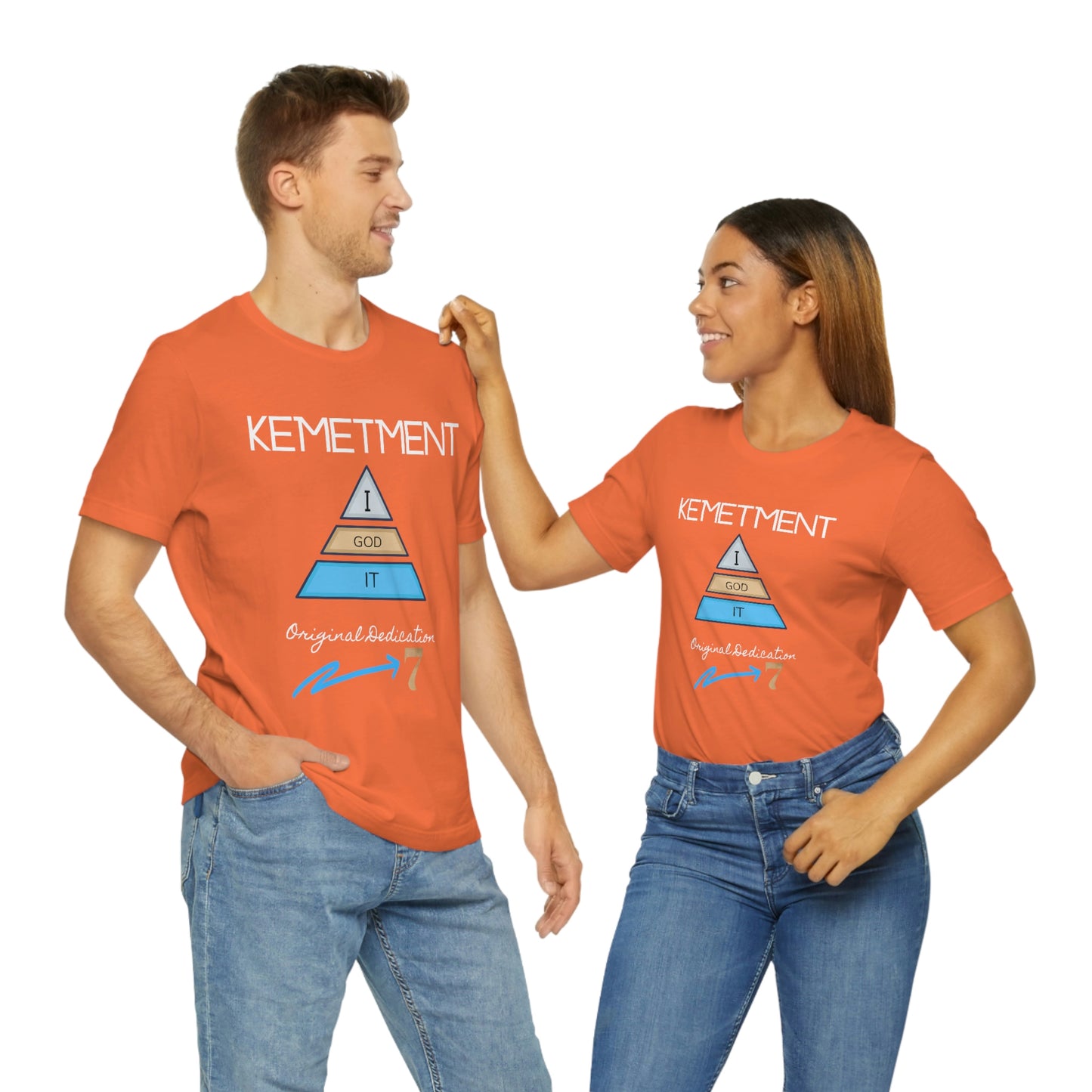 Kemetment 7 "I God It" Mens/ Unisex Jersey Short Sleeve Tee... Simply a fly ass Tshirt...