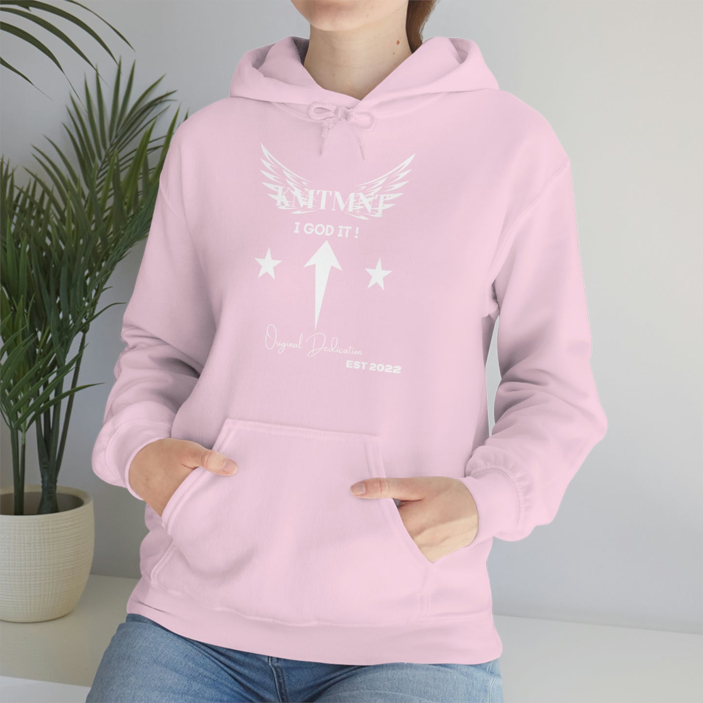 KEMETMENT I GOD IT Winged Unisex Heavy Blend™ Hooded Sweatshirt