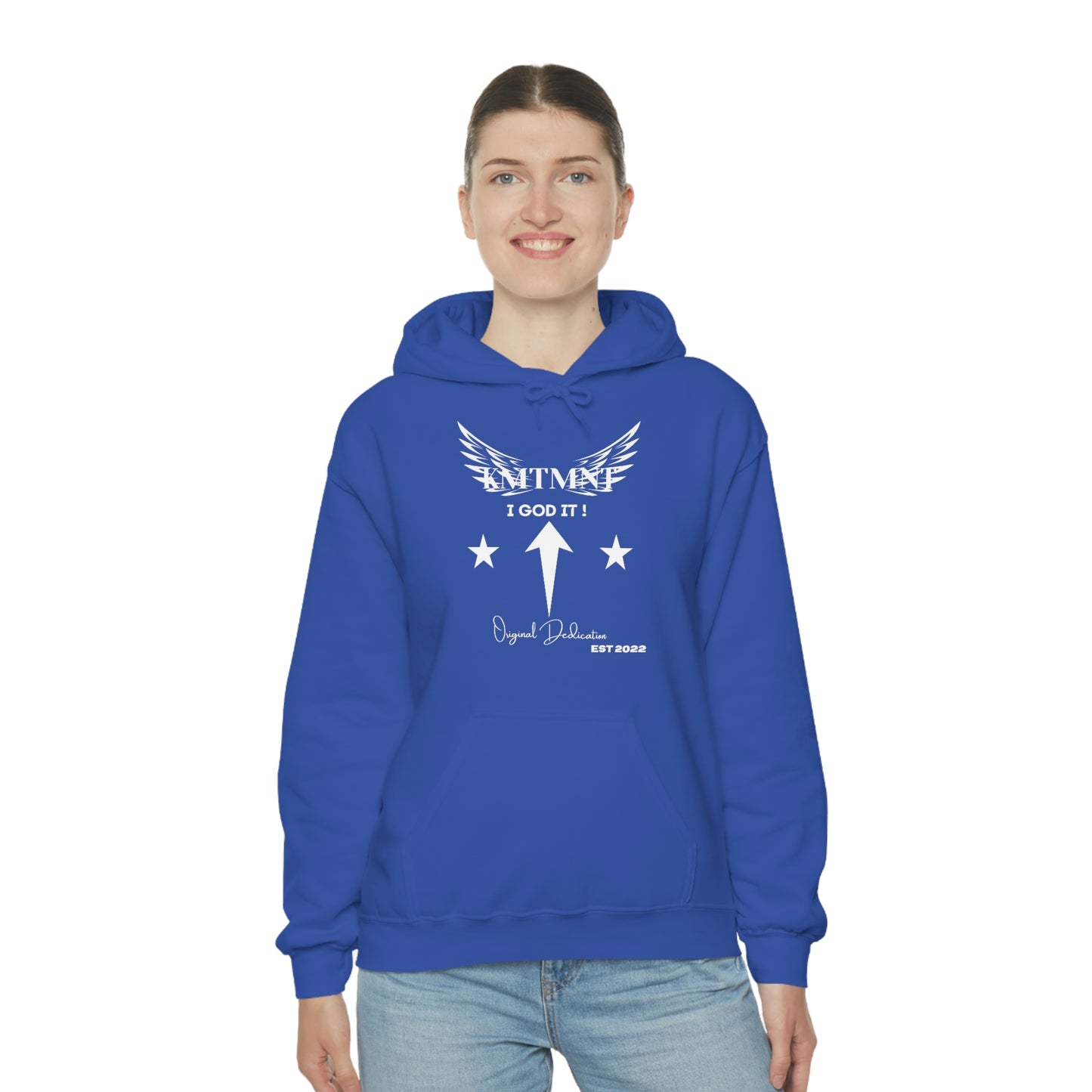 KEMETMENT I GOD IT Winged Unisex Heavy Blend™ Hooded Sweatshirt