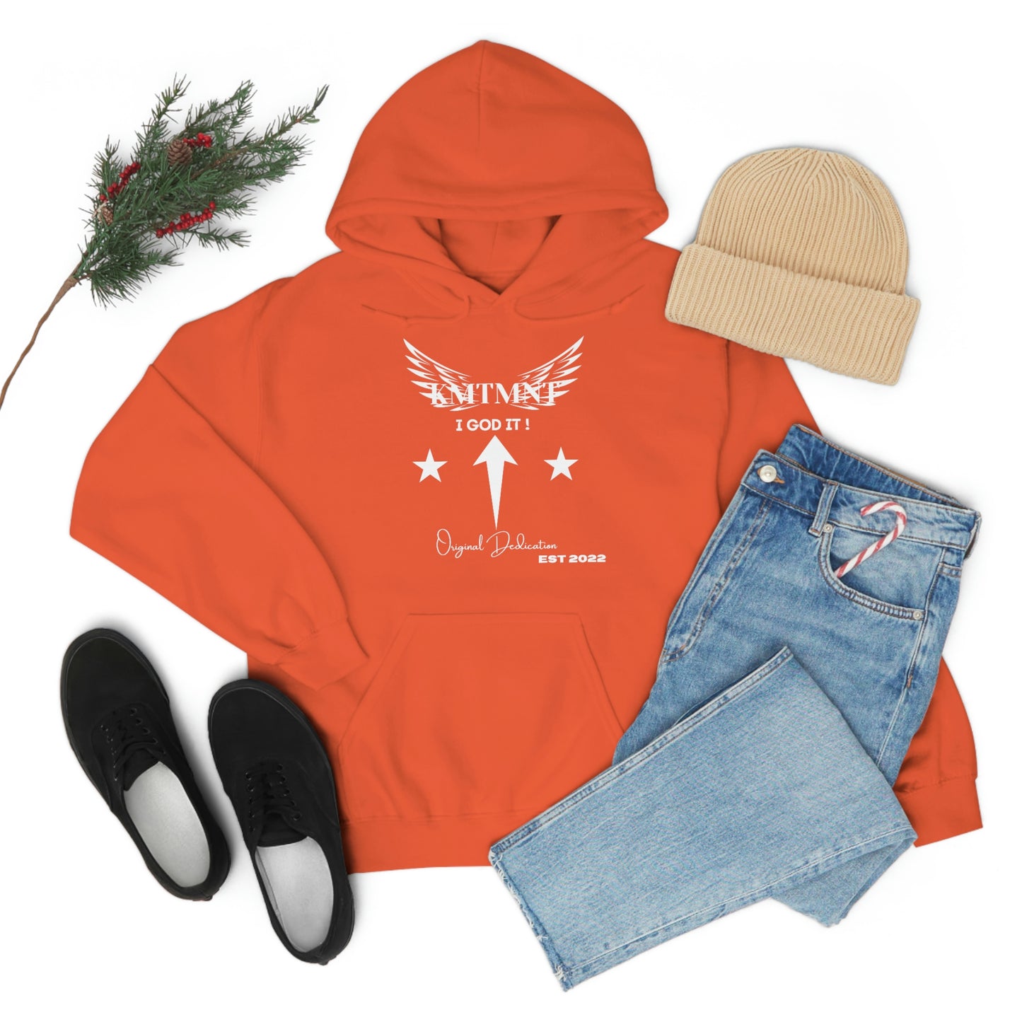 KEMETMENT I GOD IT Winged Unisex Heavy Blend™ Hooded Sweatshirt