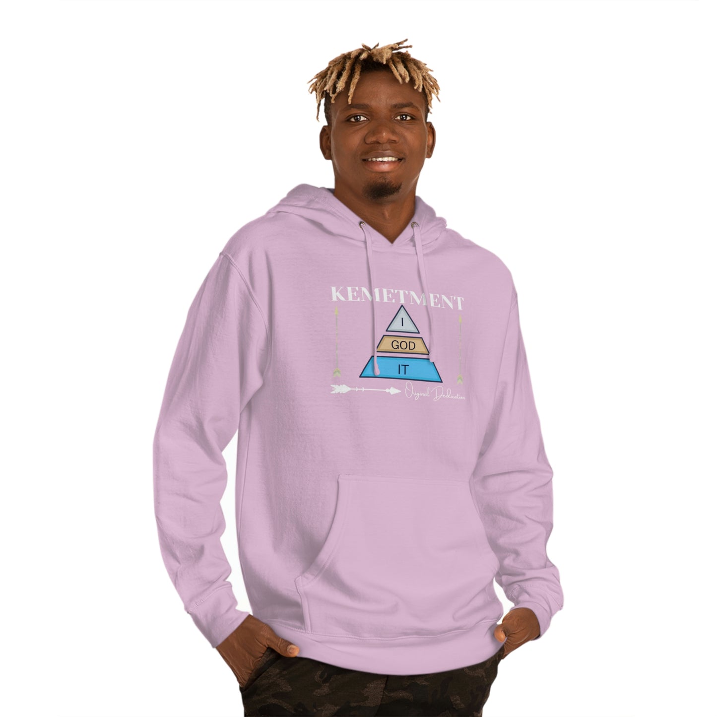 KEMETMENT I GOD IT DOUBLE SIDED LOGO Hooded Sweatshirt