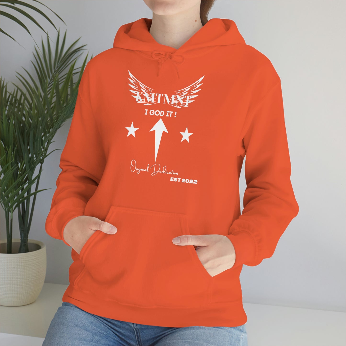 KEMETMENT I GOD IT Winged Unisex Heavy Blend™ Hooded Sweatshirt