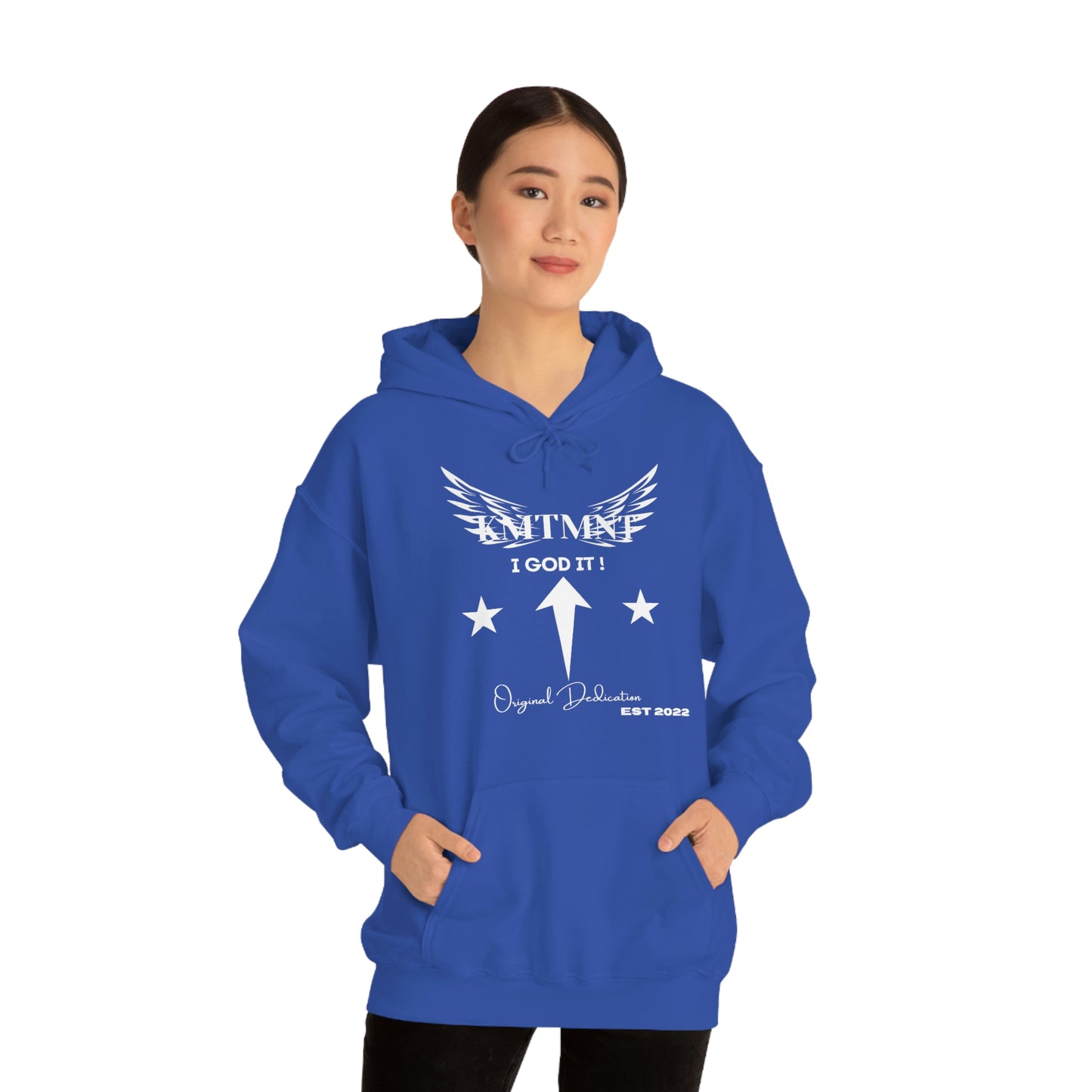 KEMETMENT I GOD IT Winged Unisex Heavy Blend™ Hooded Sweatshirt