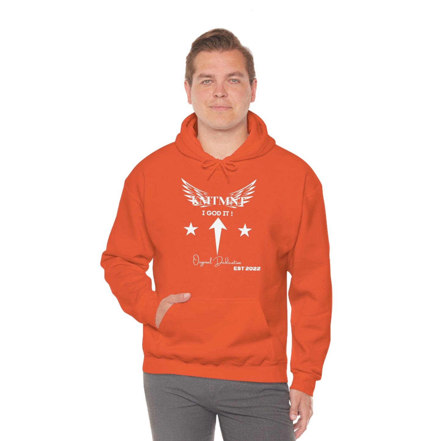 KEMETMENT I GOD IT Winged Unisex Heavy Blend™ Hooded Sweatshirt