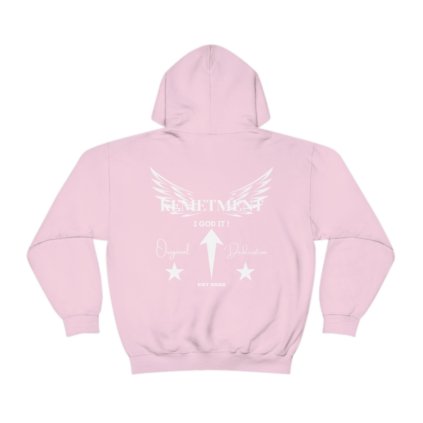 KEMETMENT I GOD IT Winged Unisex Heavy Blend™ Hooded Sweatshirt