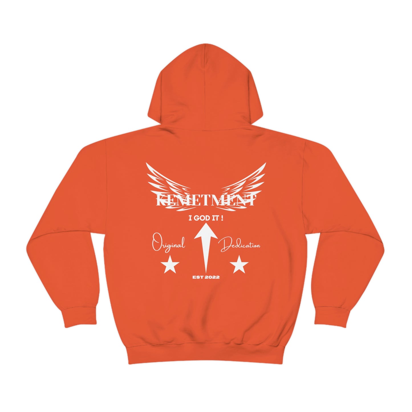 KEMETMENT I GOD IT Winged Unisex Heavy Blend™ Hooded Sweatshirt