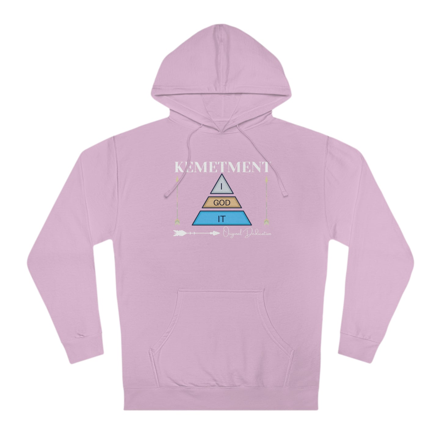 KEMETMENT I GOD IT DOUBLE SIDED LOGO Hooded Sweatshirt