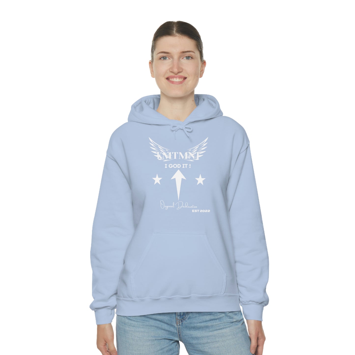 KEMETMENT I GOD IT Winged Unisex Heavy Blend™ Hooded Sweatshirt