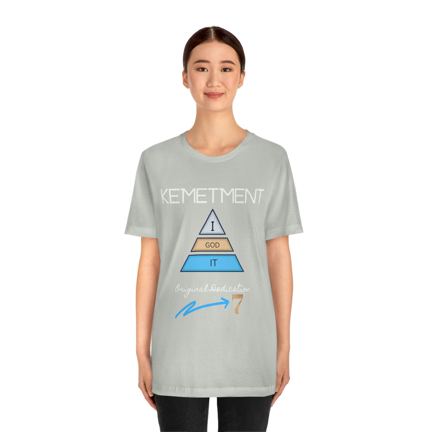 Kemetment 7 "I God It" Mens/ Unisex Jersey Short Sleeve Tee... Simply a fly ass Tshirt...
