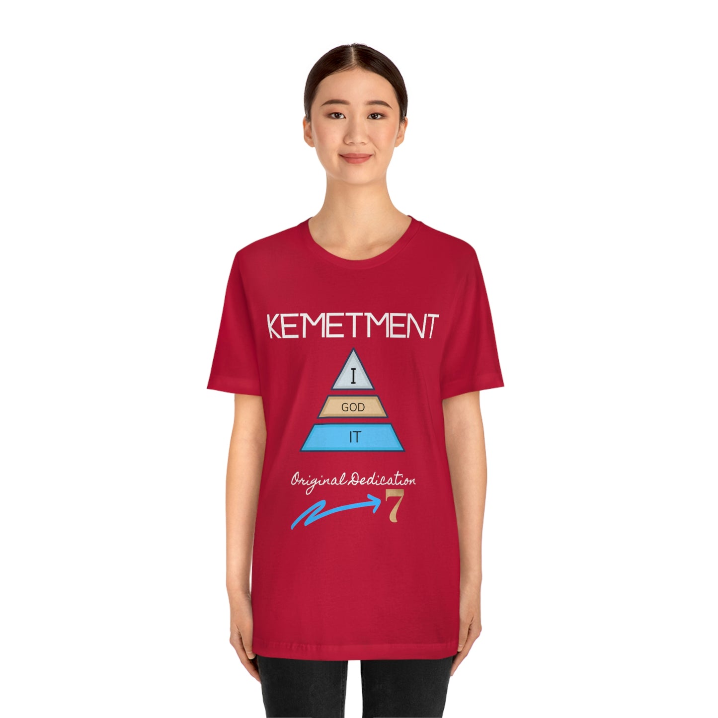 Kemetment 7 "I God It" Mens/ Unisex Jersey Short Sleeve Tee... Simply a fly ass Tshirt...