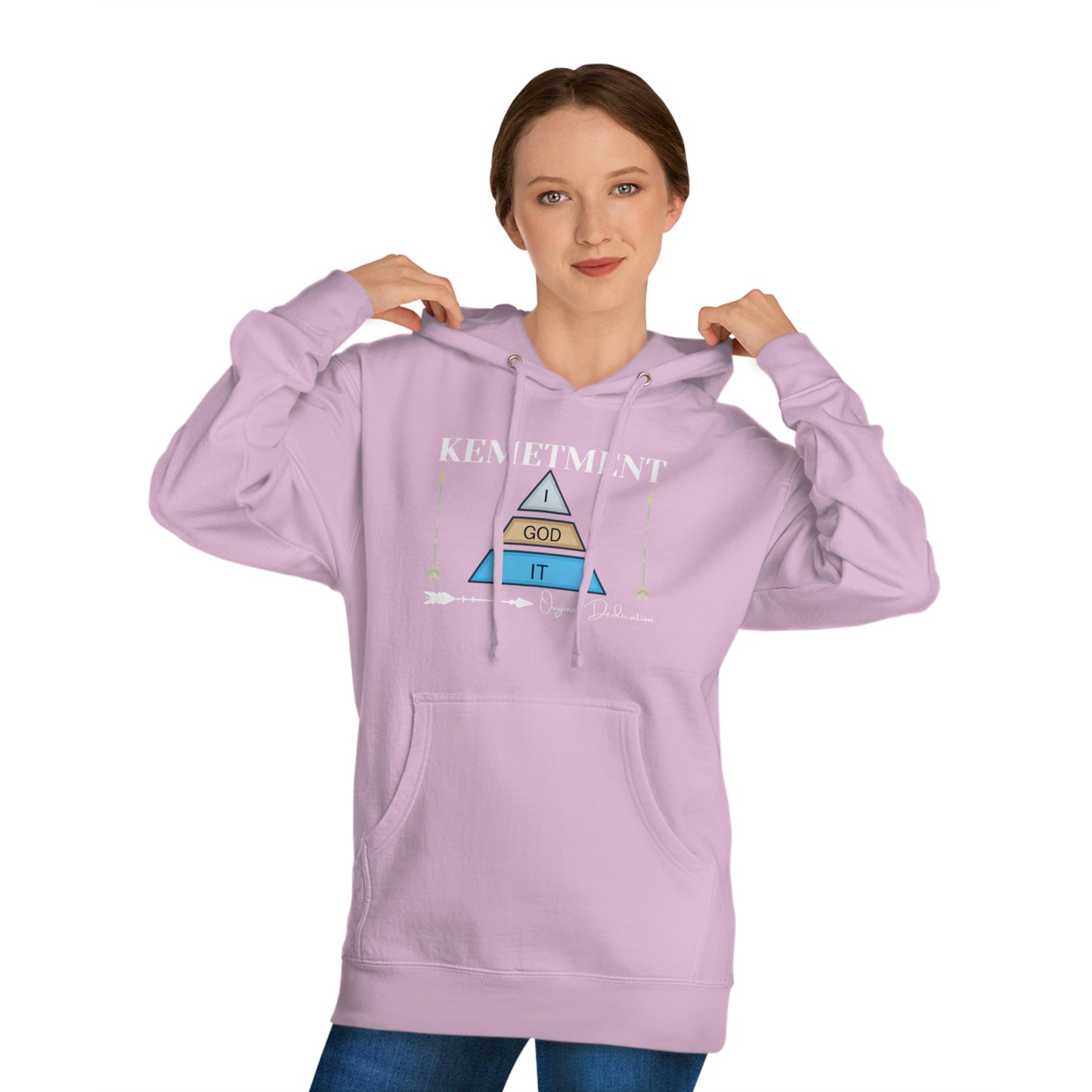 KEMETMENT I GOD IT DOUBLE SIDED LOGO Hooded Sweatshirt