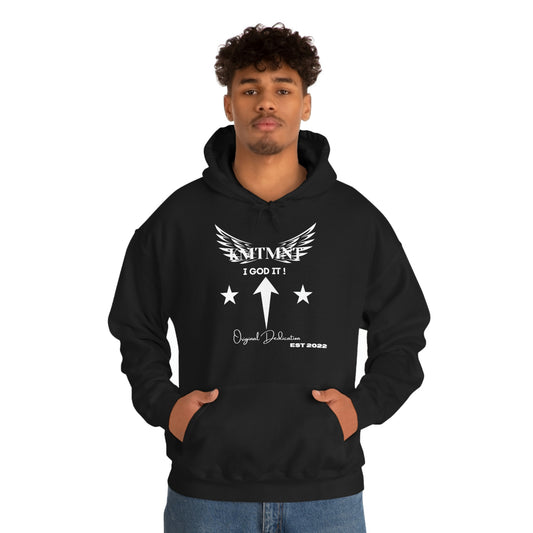 KEMETMENT I GOD IT Winged Unisex Heavy Blend™ Hooded Sweatshirt