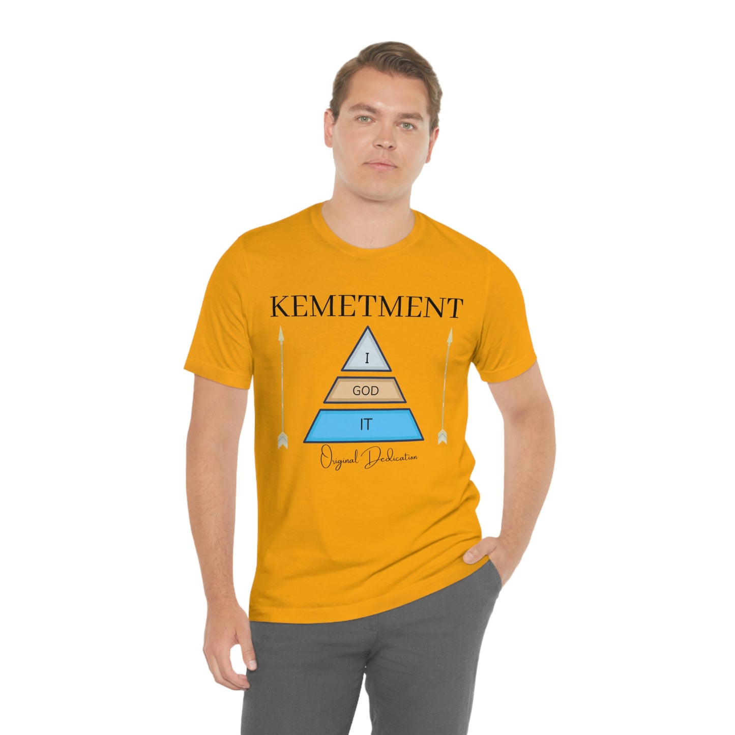 KEMETMENT "I GOD IT" 2 SIDED T in 19 colors