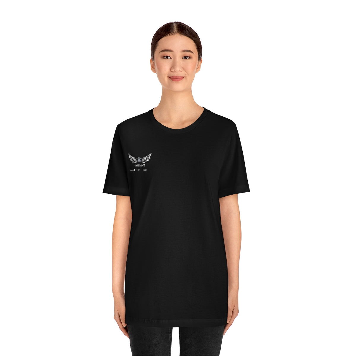 Womans/Unisex Kemetment Wings Jersey Short Sleeve Tee..this is a back view...front has small logo...see images above