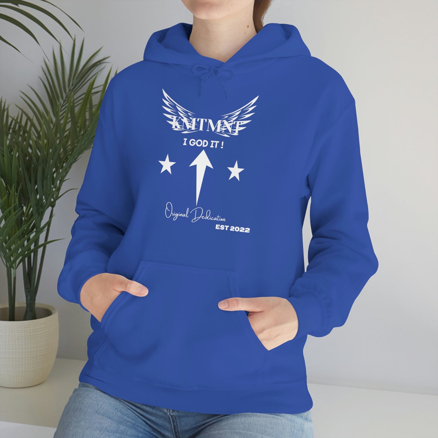 KEMETMENT I GOD IT Winged Unisex Heavy Blend™ Hooded Sweatshirt